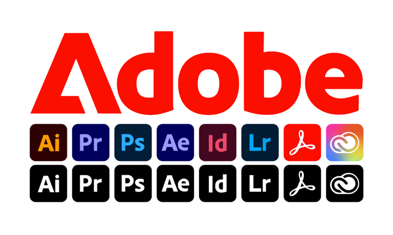 Adobe creative software design tools workspace